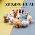 ciiemen | Túi Mô Hình Chó Pomeranian Dễ Thương Mini Đồ Trang Trí Bàn Quà Tặng. 