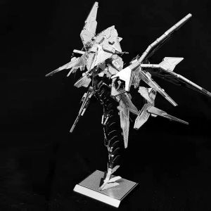 All-Metal DIY Mini 3D Three-Dimensional Puzzle Assembly Model Halo Light Wheel Game Guardian Commemorative Ornaments