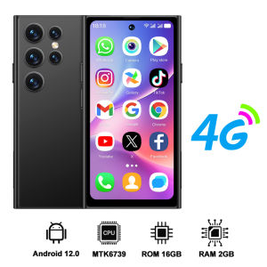 SERVO S27 MINI 4G LTE Cute Smartphone Android 12.0 OS 16GB/64GB ROM Play Store GPS 4.0" Screen Small Smart Phones 2 SIM Standby