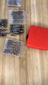 6PCS Mata Bor Pembuat Ulir Drat Drill Tap Set Hex Twist Spiral Tapper Baut Bit Drilling Tapping Deburring