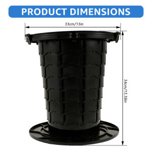 Portable Toilet Retractable Camping Toilet Lightweight Folding Toilet for Camping Convenient Car-mounted Toilet for Travel New