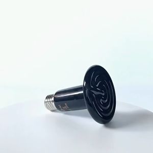 Pet Heating Lamp Black Infrared Ceramic Emitter Heat Light Bulb Pet Brooder Reptile Lamp 25W -100W