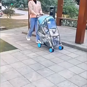 SG [READY STOCK] Stroller windproof dustproof and rain cover stroller waterproof rainproof stroller rain cover baby stroller rain cover windshield rain cover waterproof rain cover universal 童車防風防塵雨罩童車防水、防雨童車雨罩 嬰兒車雨罩擋風玻璃雨罩防水雨罩通用