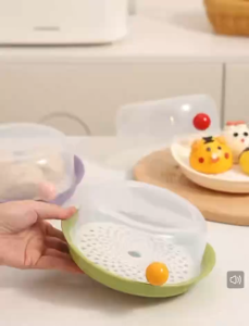 Microwave Oven Food Steamer Reheat Container