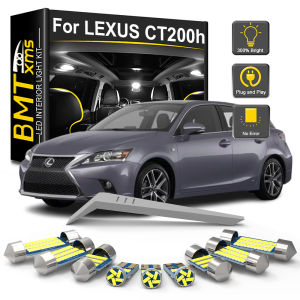 BMTxms 12Pcs LED Interior Light Bulb Kit For Lexus CT200h 2011 2012 2013 2014 2015 2016 2017 Car LED Dome Reading Trunk Lamp