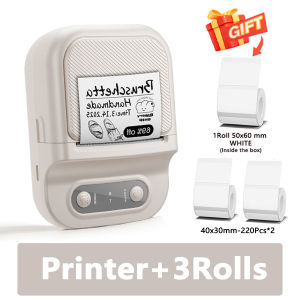 Mini Portable Thermal Printer Self-adhesive Label Printer Portable 12-58mm Label Makers For Home/Office/Business As B21 P50 M110