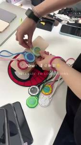 Đồng Hồ Bỏ Túi Hình Bát Giác Có Logo NR Phong Cách Pop Phong Cách Cổ Điển Chuyển Động Bằng Thạch Anh Dây Da Màu Kẹo Có Thể Tháo Rời Đồng Hồ Đeo Tay Thạch Anh Thời Trang & Giản Dị