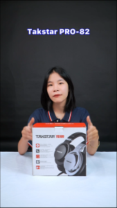 Tai Nghe Chụp Tai Cao Cấp Takstar PRO 82 Chống Ồn Nghe Nhạc Kiểm Âm Livestream Hát Karaoke Chính Hãng Bảo Hành 1 Năm