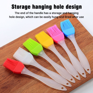 High temperature silicone pastry brush - baking oil brush tool - suitable for cake bread barbecue smear tools - random colors⚡PH deliveryIn stock⚡