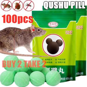 【BUY 2 TAKE 2】100pcs Efficient Rat Repellent Ball / Non-toxic Mice Rodent Repellent / Outdoor Safty Rat Mothballs / Household Gel Moth Balls for Repeling Mosquitoes Cockroaches Mice
