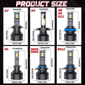 Bullvision High Power CSP H4 H7 LED 300W 30000LM H1 H8 H9 H11 Car LED Light Bulbs 9005 HB3 9006 HB4 9012 Auto Fog Lamp 6000K