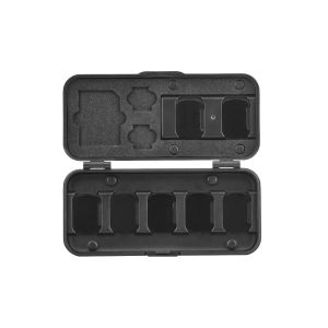 BRDRC Pocket Lens Filters Storage Box for DJI Pocket 3 Accessories UV/CPL/ND Wide-angle Lens SD/TF Carrying Case Hard Case