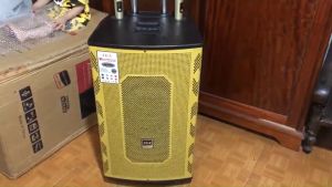 Loa kéo đỉnh cao JBA CH 15-58 bass 40 âm thanh chuyên nghiệp sống động thiết kế đẹp mắt kèm 2 míc kim loại UHF xịn sò