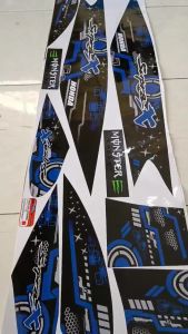 Striping SUPRA X 110 OLD - Sticker Striping Variasi List HONDA SUPRA X 110 OLD IP.F-01 Design IP Striping