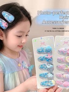 ENEN | Seaside Theme Starfish Shell Side Clips for Toddlers