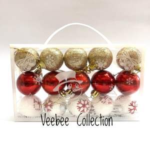 Bola natal 4cm mika koper 355356372395/ bola hias pohon natal/mainan natal bola