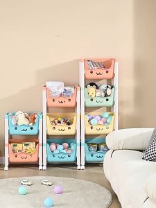 Moving Rack Organizer Universal wheel with brake High quality Large Capacity Toy rack organizer home storage organizer
