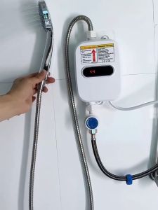 【PH shipment】Shower set for bathroom 3500W 220V 110V water heater with on-screen temperature display