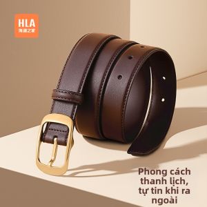 HLA | Dây Nịt Da Trang Trí Mỏng cho Phụ Nữ