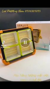 Đèn Pha Năng Lượng Mặt Trời 300w Xách Tay Sạc Điện được Siêu Công Suất Chống Nước - Bảo hành 12 tháng 1 đổi 1 chính h