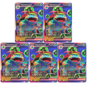 Keeppley | Handmade 30th Celebration Style English Cards Charmander Charizard Charmeleon Blastoise Venusaur Squirtle Anime Game Card Toy