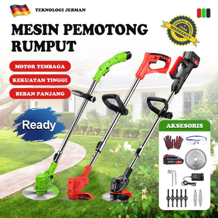 48V/36V Mesin Potong Rumput Batrai Mesin Pemotong Rumput Pemotong ...