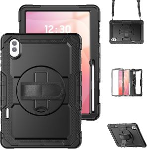 Built-in with Screen Protector/360 Rotate Stand/Hand Strap/S Pen Holder Heavy Duty Full Body Shockproof Case for Samsung Galaxy Tab S11 Ultra Case 14.6 Inch 2025S10 UltraS9 UltraS8 UltraTab S10 Fe+S10+S9 FE+S9+S8+S7 FeS7+