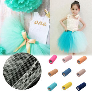20 Colors DIY 25Yards Tulle Roll Spool Tutu Dress Fabric For Gift Wrap Wedding Decor Craft