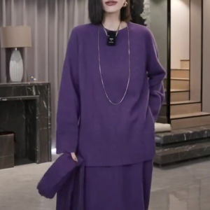 UYFY | Elegant Loose Fit Knit Sweater for Women