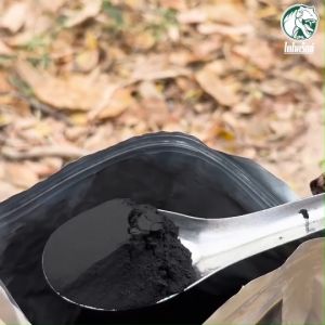 ฮิวมิคผง (เห็นผลทันใจ) ละลายน้ำไว โพแทสเซียมฮิวเมท 100% กระตุ้นแตกราก แตกกิ่ง แตกยอดและใบ ปรับโครงสร้างดิน แก้ดินเสีย ทาร์โบฮิวมิก 1000กรัม