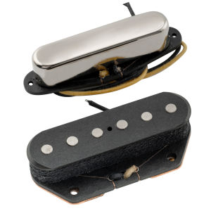 The Revival Pickups RPT1 TG Specials Vintage Style Alnico 5 Neck Bridge Pickup for Tele Style Electric Guitar Nickel