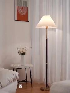 Floor Lamp Standing Standing Light Floor Lamp Stand Luxury Floor Lamp Living Room American Design Solid Wood I Am Pleated Floor Bedside