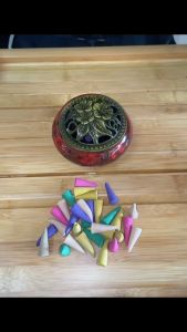 กำยานหอม กํายานพระพิฆเนศ 300 เม็ด กลิ่นดอกไม้ กลิ่นใหม่ แพ็คใหญ่ กำยานอโรม่า กำยานโคนใหญ่ คละกลิ่น