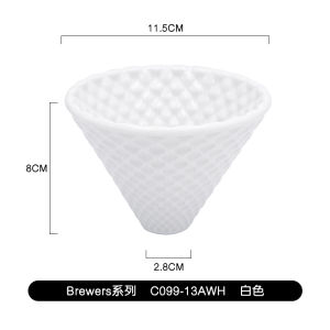 Loveramics Ceramic Coffee Dripper Hand Brewing Filter Cup Nordic Style Fresh Trend Handmade Coffee Making Tools Set of 3