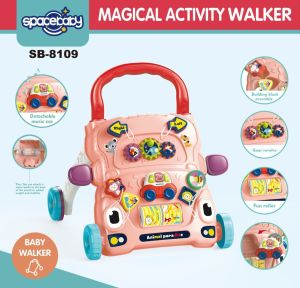 Activity Walker Baby Walker Spacebaby SB 8109 // Push Walker Bayi Spacebaby SB-8109