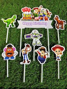 Topper cake Toy story happy birthday Hiasan kue ulang tahun