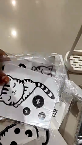 Sticker Saklar Lampu Lucu Imut Kucing Tidur Wallpaper Dinding Sleeping Cat Perlengkapan Rumah Dekorasi Barang Unik Murah Lucu -REX-MART (BAYAR DITEMPAT/COD)