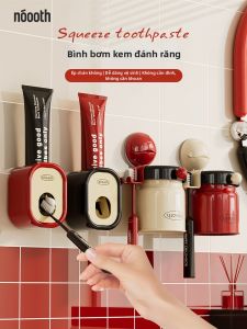 noooth | Bộ Gắn Tường Tự Động Đè Kem Đánh Răng