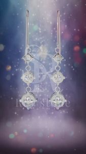 RoyStone - Anting Wanita Moissanite Sertifikat GRA Original Lapis Emas - Lyssa Earring