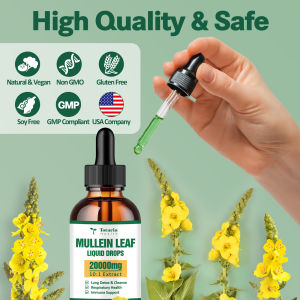 Totaria Mullein Drops Cair Herbal Alami - Membantu Redakan Batuk Pilek & Sesak Napas | 100% Halal Aman untuk Keluarga