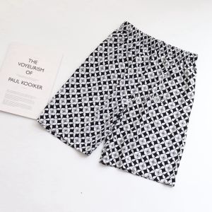 Ultra-Thin Cool Ice Silk Mens Sleepwear Shorts Cotton Pajama Pants Five-Quarter Length Home Comfort Wear Summer Lightweight