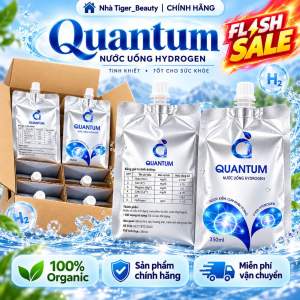 Nước uống Hydrogen Quantum | Thùng/10 Túi - 350ml/Túi - 100% Organic sản phẩm chính hãng miễn phí vận chuyển
