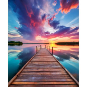 Oil Painting By Numbers Seaside Scenery Number Drawing Canvas DIY Pictures By Numbers Home Decor