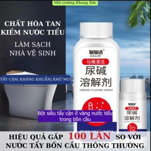 Bột Tẩy Rửa Ố Vàng Bồn Cầu Chất Hòa Tan Kiềm Nước Tiểu Trong Toilet Vệ Sinh Làm Trắng Bồn Cầu Sàn Tường Nhà Tắm Khang Đức