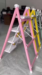 Foldable Non-slip Carbon Steel Ladder