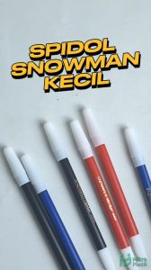 Spidol Snowman Kecil / Spidol Loss Pencil Marker Pensil Warna Hitam Merah Biru