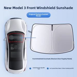 SHANEN | Sunshade For Tesla Car Models Insulation Sun Protection
