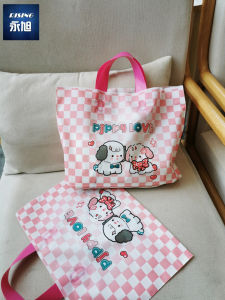 Thickened Cartoon Cute Fashion Kids Frosted Plastic Clothing Store Gifts Satchel Packaging Bag Custom Logo