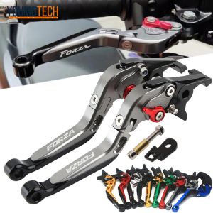 CNC Handle Clutch Brake LEVER with Parking Lock For HONDA FORZA350 NSS350 FORZA300 FORZA750 2010-2024 FORZA 350 FORZA 750 forza 300 Motorcycle Accessories Brake Clutch Levers Handle brake levers forza250