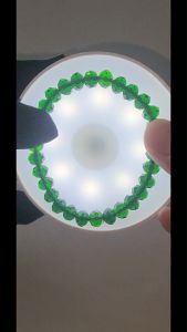 (SG Seller Ready Stocks) Dark Green Quartz Multi Facet Bracelet 7mm+
